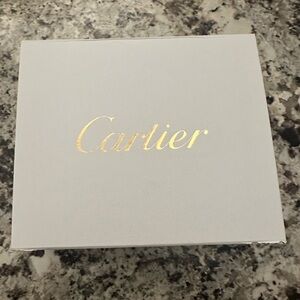 Cartier box! Has some damages from shipping in the mail (shown)